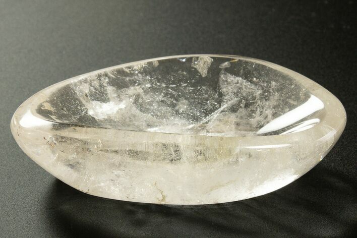 Polished Clear Quartz Dish - Madagascar #336438